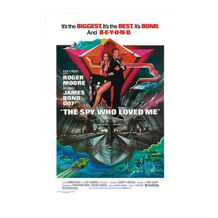 007Store James Bond The Spy Who Loved Me Postcard