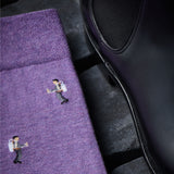 007Store "The Violet Jetpack" James Bond Socks - By The London Sock Exchange, view 3
