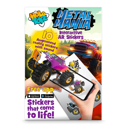 Abacus Brands HoloToyz - Metal Mania AR Stickers