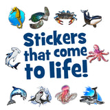 Abacus Brands HoloToyz - Sea Creatures AR Stickers, view 5