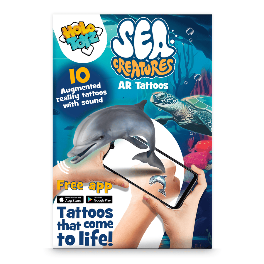 Abacus Brands HoloToyz - Sea Creatures AR Tattoos