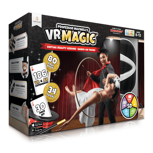 Abacus Brands Professor Maxwell's Virtual Reality Magic Trick Set for Kids