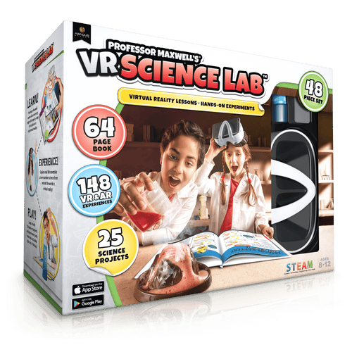 Abacus Brands Professor Maxwell's VR Science Lab Science Kit for Kids