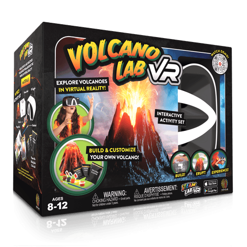 Abacus Brands STEAM LAB VIRTUAL REALITY KIDS TOY - VOLCANO LAB VR