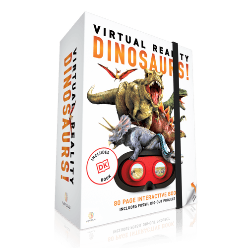 Abacus Brands Virtual Reality Discovery Gift Set w/ DK Book - Dinosaurs!