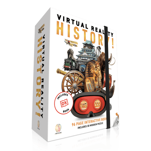 Abacus Brands Virtual Reality Discovery Gift Set w/ DK Book - History!