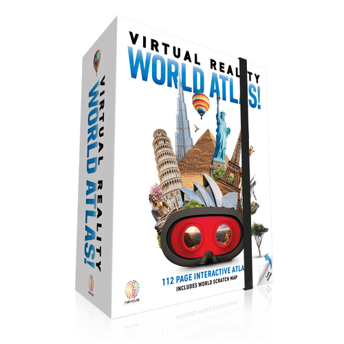Abacus Brands Deluxe Virtual Reality Gift Set - World Atlas!