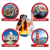 Abacus Brands Deluxe Virtual Reality Gift Set - World Atlas!, view 5