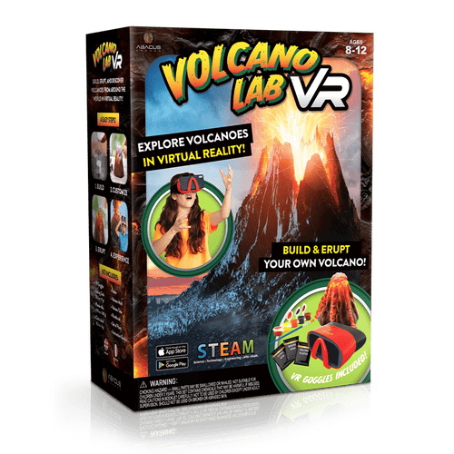 Abacus Brands Virtual Reality Volcano Exploration Kit - VOLCANO LAB VR
