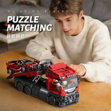 Afobrick 12GO 95002 Ferrari Trailer Set, view 5