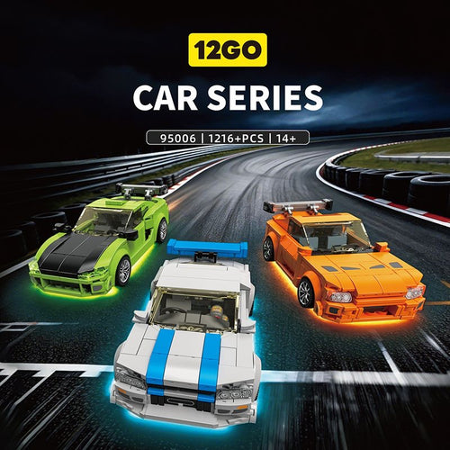 Afobrick 12GO 95006 Building Block Car