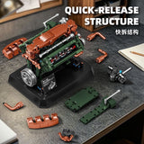 Afobrick 12GO 95010 GAA V8 Tank Engine, view 4