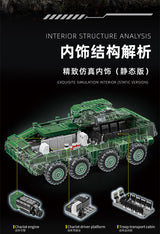 Afobrick 12GO 96008 ZBL-19 wheeled infantry fighting vehicle, view 5