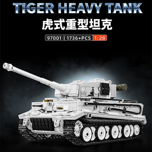 Afobrick 12GO 97001 Tiger tank snow paint