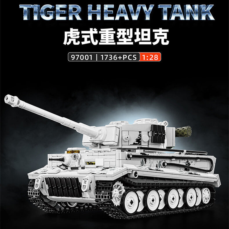Afobrick 12GO 97001 Tiger tank snow paint