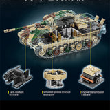 Afobrick 12GO 97002 Panther Medium Tank G, view 3