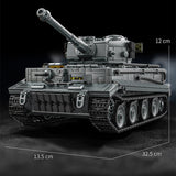 Afobrick 12GO 97008 Tiger heavy tank electroplating gray, view 5