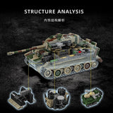 Afobrick 12GO 97013 Tiger Tank 007, view 4