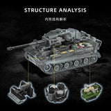 Afobrick 12GO 97015 Tiger Tank No.1322, view 3