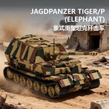 Afobrick 12GO 97023 Jagdpanzer Tiger/P elephant Camouflage version, view 4