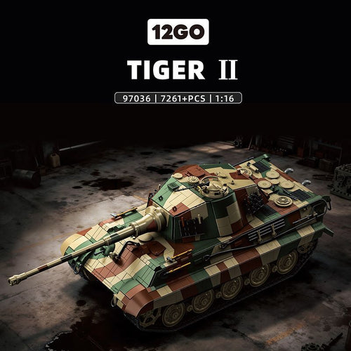 Afobrick 12GO 97036 1:16 Tiger II tank