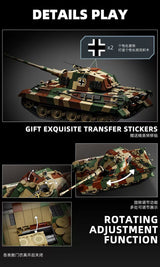 Afobrick 12GO 97036 1:16 Tiger II tank, view 5