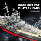 Afobrick 12GO 98006 Tirpitz Battleship, view 3
