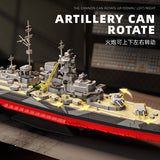 Afobrick 12GO 98006 Tirpitz Battleship, view 5