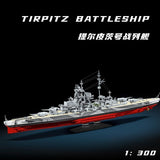 Afobrick 12GO 98006 Tirpitz Battleship, view 6