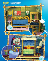 Afobrick AREA-X AB0078 SpongeBob SquarePants Squidward's Statue House, view 5