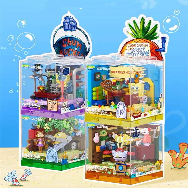 Afobrick Area-X BOX SpongeBob SquarePants Good Friends 2.0
