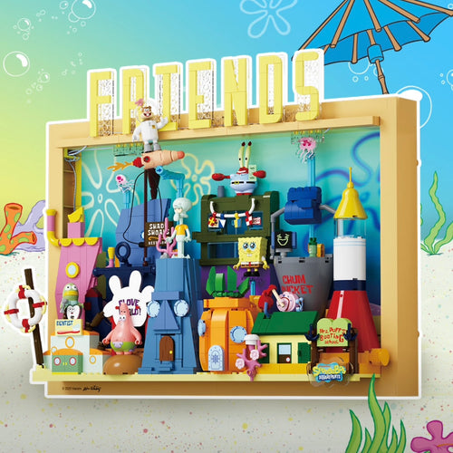 Afobrick Areax SpongeBob SquarePants 3D Decorative Painting