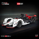 Afobrick CACO BLOCK C018 Formula E Porsche 99X Electric 1626PCS, view 3