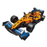Afobrick CACO BLOCK Orange F1 Formula Car 1:12 1248pcs, view 2