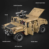 Afobrick CADA C61036 HUMVEE 1:8 3935pcs, view 4