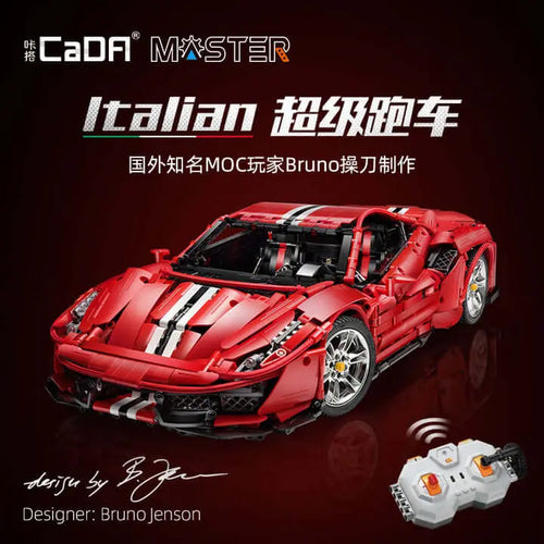 Afobrick CADA C61042 Master Ferrari 488 1:8 3229pcs