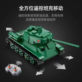 Afobrick CaDA C61072 T-34 medium tank 722PCS, view 2