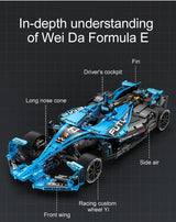 Afobrick Cada C64004 Formula E 1667pcs, view 4