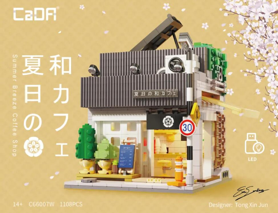 Afobrick CaDA C66007 Summer Breeze Coffee Shop 1108pcs