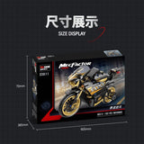 Afobrick DECOOL 33011 MecFactor Speedway Cyclone Motorcycle, view 5