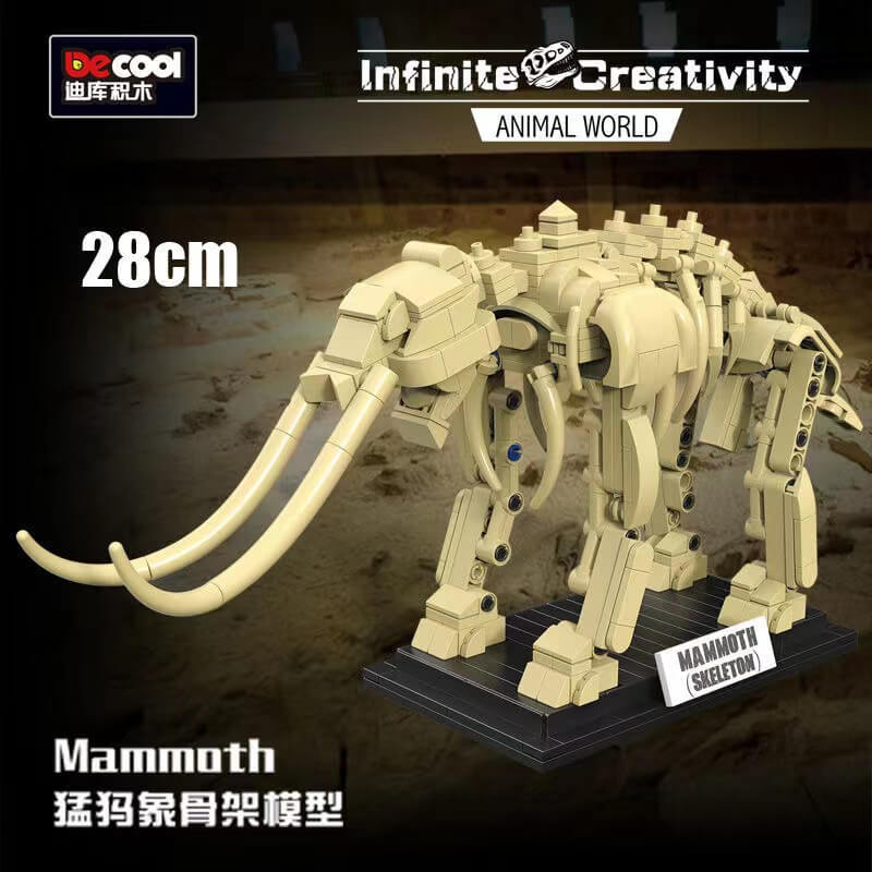Afobrick DECOOL 81008 Mammoth fossil model 437pcs