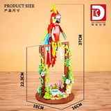 Afobrick DK 6015 Parrot Flower Frame, view 4