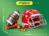 Afobrick DK 80020 Football and ball caps, view 2