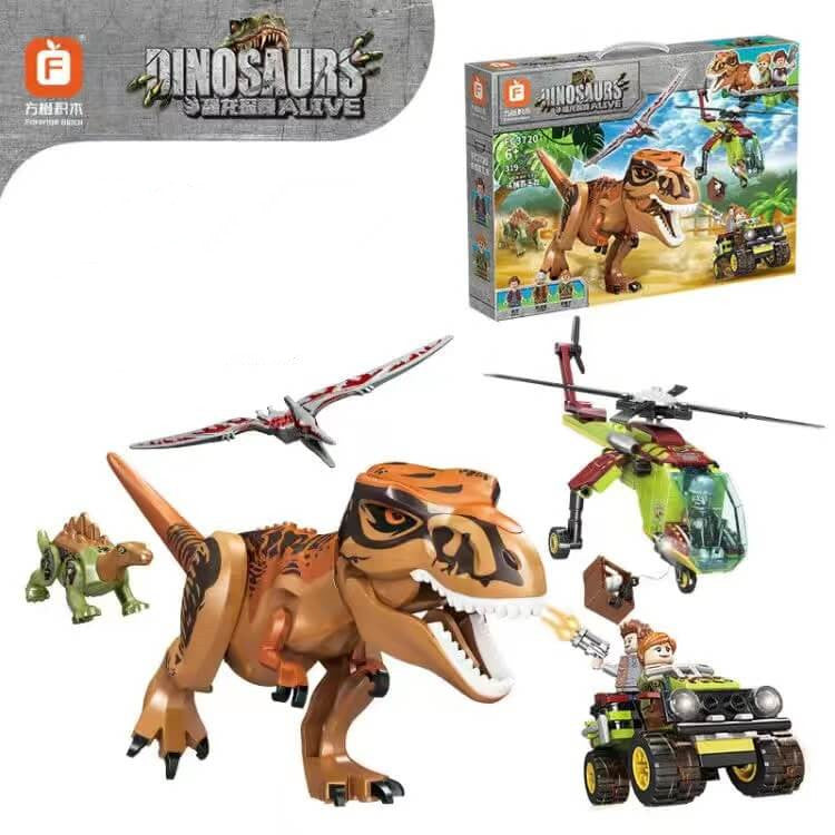Afobrick Forange BLOCK FC3720 Dinosaur Quest Hunt Tyrannosaurus Rex 319pcs