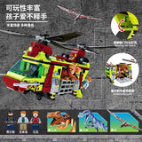 Afobrick Forange BLOCK FC3722 Dinosaurs Alive Rescue Baryonyx 585pcs, view 2