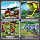 Afobrick Forange BLOCK FC3722 Dinosaurs Alive Rescue Baryonyx 585pcs, view 4