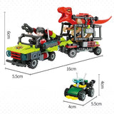 Afobrick Forange BLOCK FC3842 Dinosaur Transporter 8 in 1, view 3