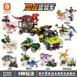 Afobrick Forange BLOCK FC3842 Dinosaur Transporter 8 in 1, view 4