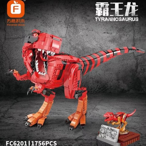 Afobrick Forange BLOCK FC6201 Tyrannosaurus 1756pcs