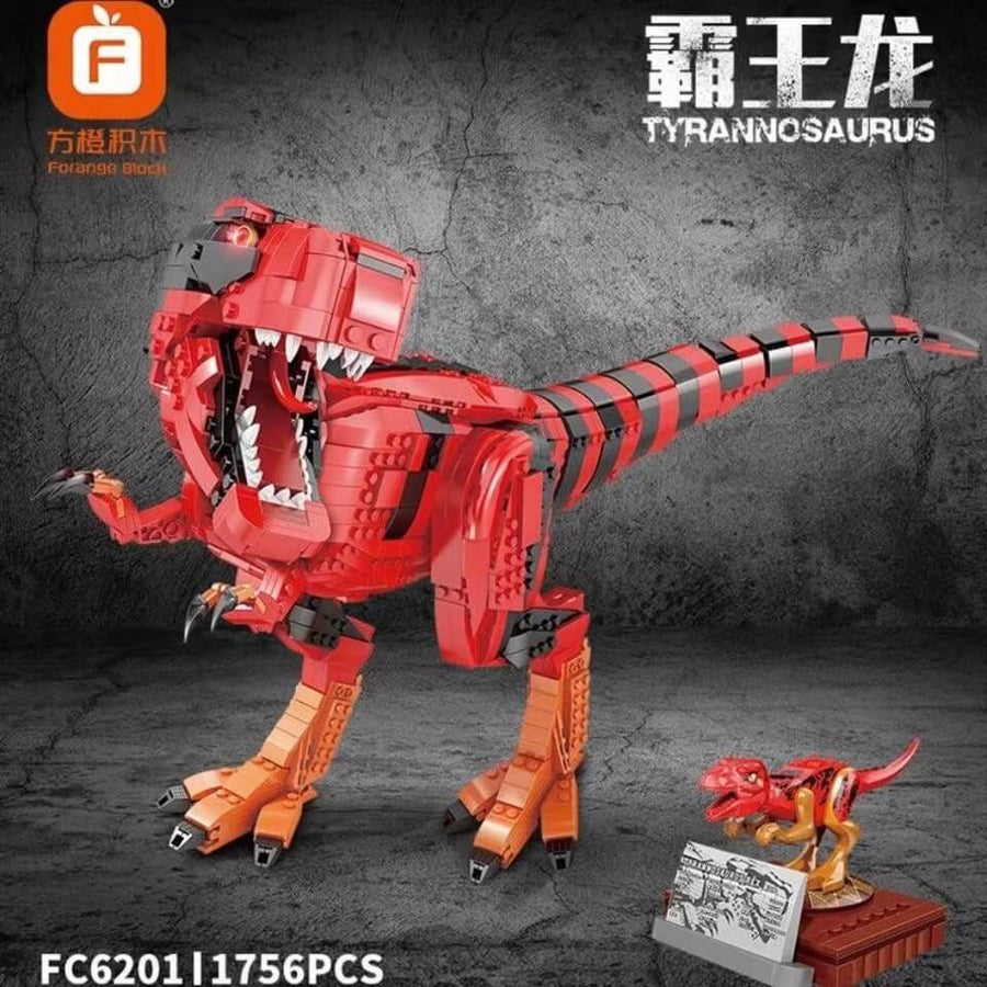 Afobrick Forange BLOCK FC6201 Tyrannosaurus 1756pcs